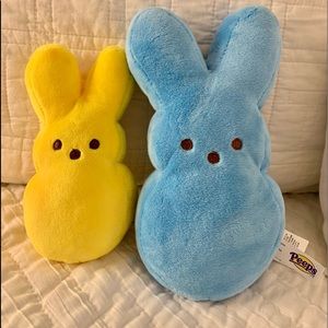 New Peeps rabbits cozy material